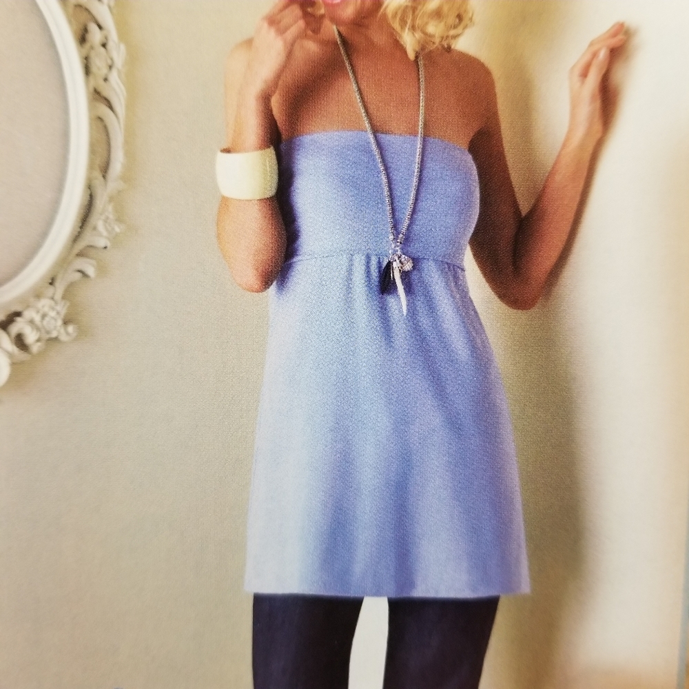 Weekenders A line roll down waist skirt OR strapless top.